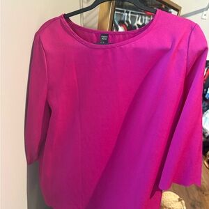 Vibrant Fuchsia Blouse by Every Body